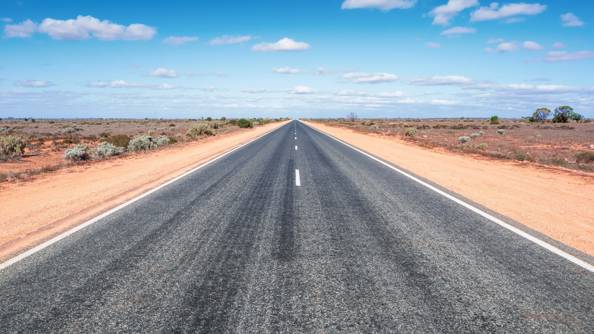 road to horizon in western Australia